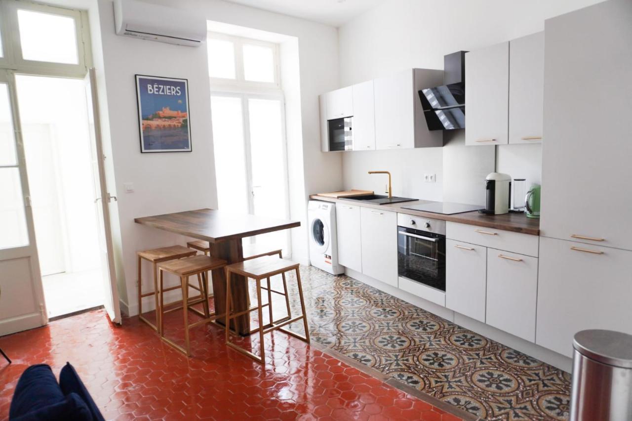 Bright And Modern 3-Bedroom Apartment, 90M2 With Air Condition, In เบซิเยร์ ภายนอก รูปภาพ