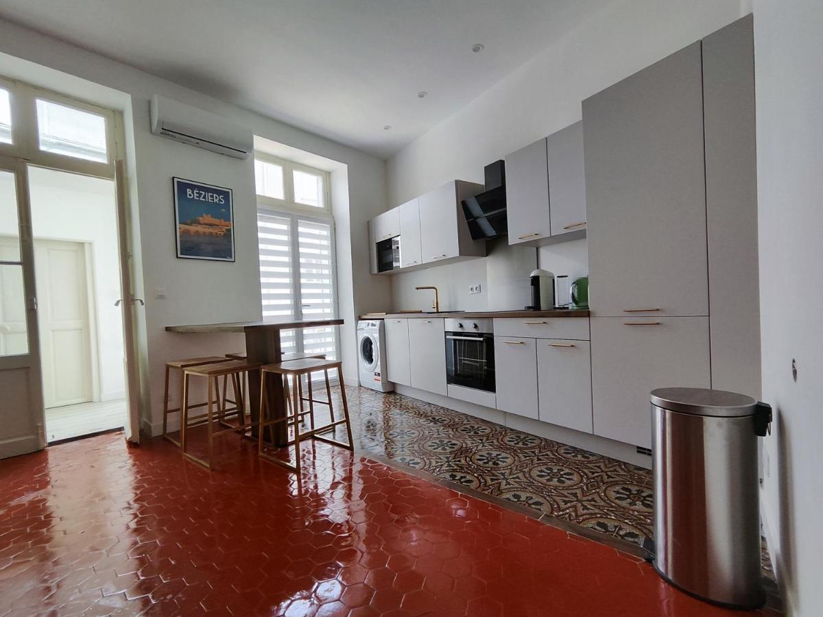 Bright And Modern 3-Bedroom Apartment, 90M2 With Air Condition, In เบซิเยร์ ภายนอก รูปภาพ