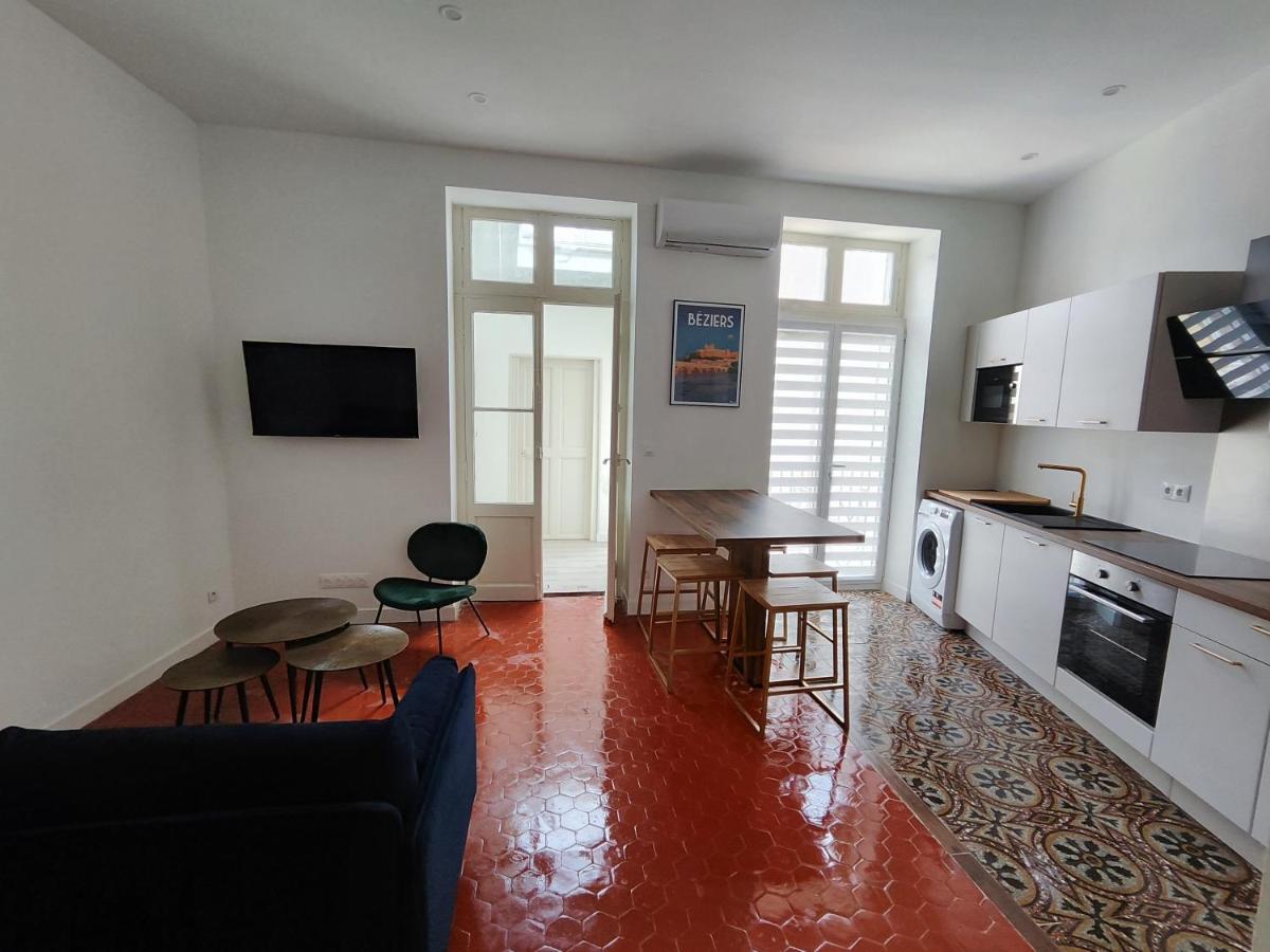 Bright And Modern 3-Bedroom Apartment, 90M2 With Air Condition, In เบซิเยร์ ภายนอก รูปภาพ